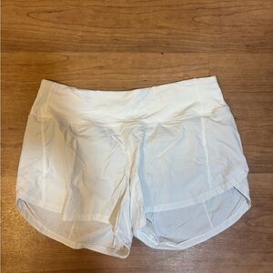 Speed Up High-Rise Short 2.5” Lululemon Athletica White Athletic Shorts